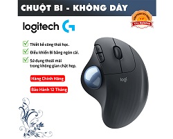 Chuột Bluetooth hàng hiệu Logitech ergonomic M575 trackball Macbook cho máy tính laptop CAD CAM